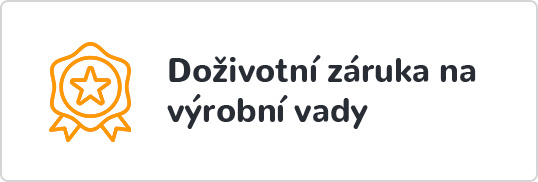 Nabízíme doživotní záruku na výrobní vady našich náhradních dílů.